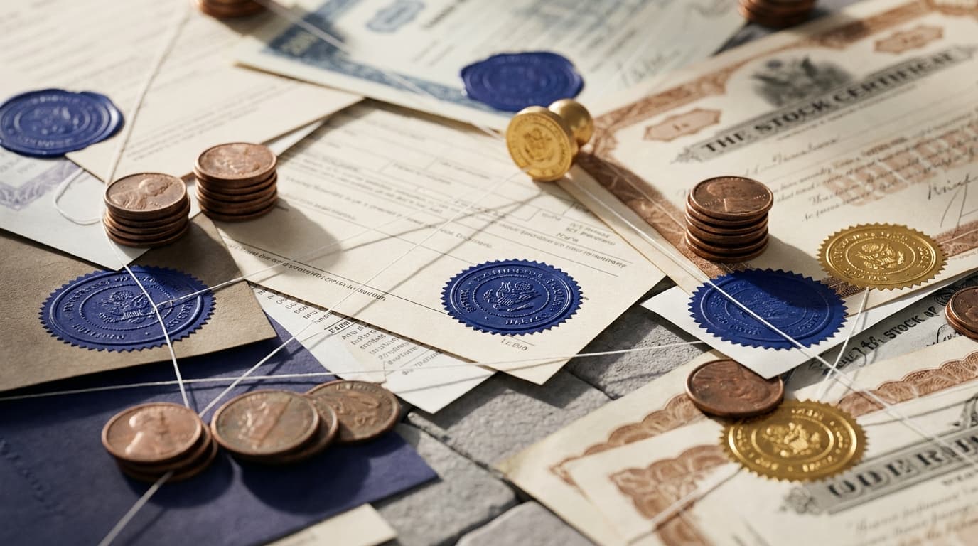 Tax advisor and client reviewing financial documents together at glass desk with natural light